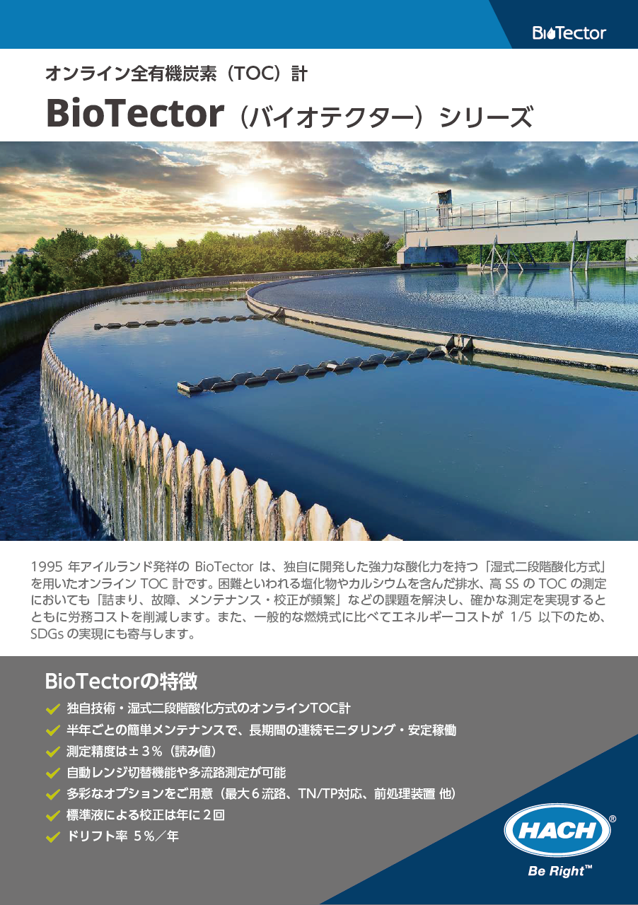 TOC計 Biotector カタログ