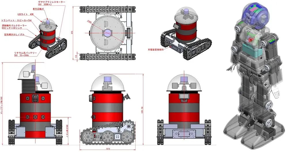 独自のロボット開発