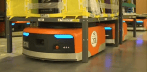 倉庫自走ロボット用スマートカメラ