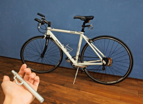 自転車スタンド　ポケットスタンド