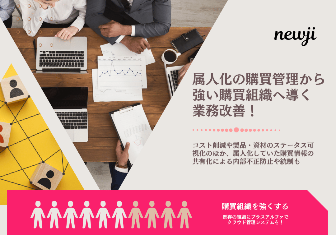 属人化の購買管理から強い購買組織へ導く業務改善！