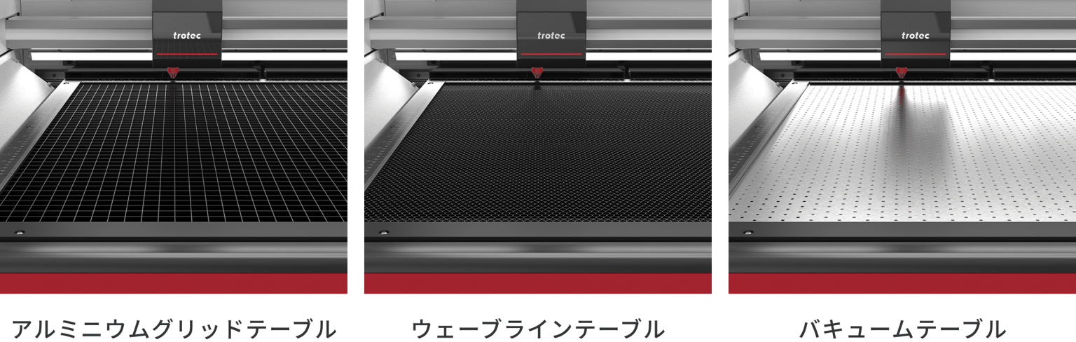 アルミニウムグリッドテーブル、ウェーブラインテーブル、バキュームテーブル