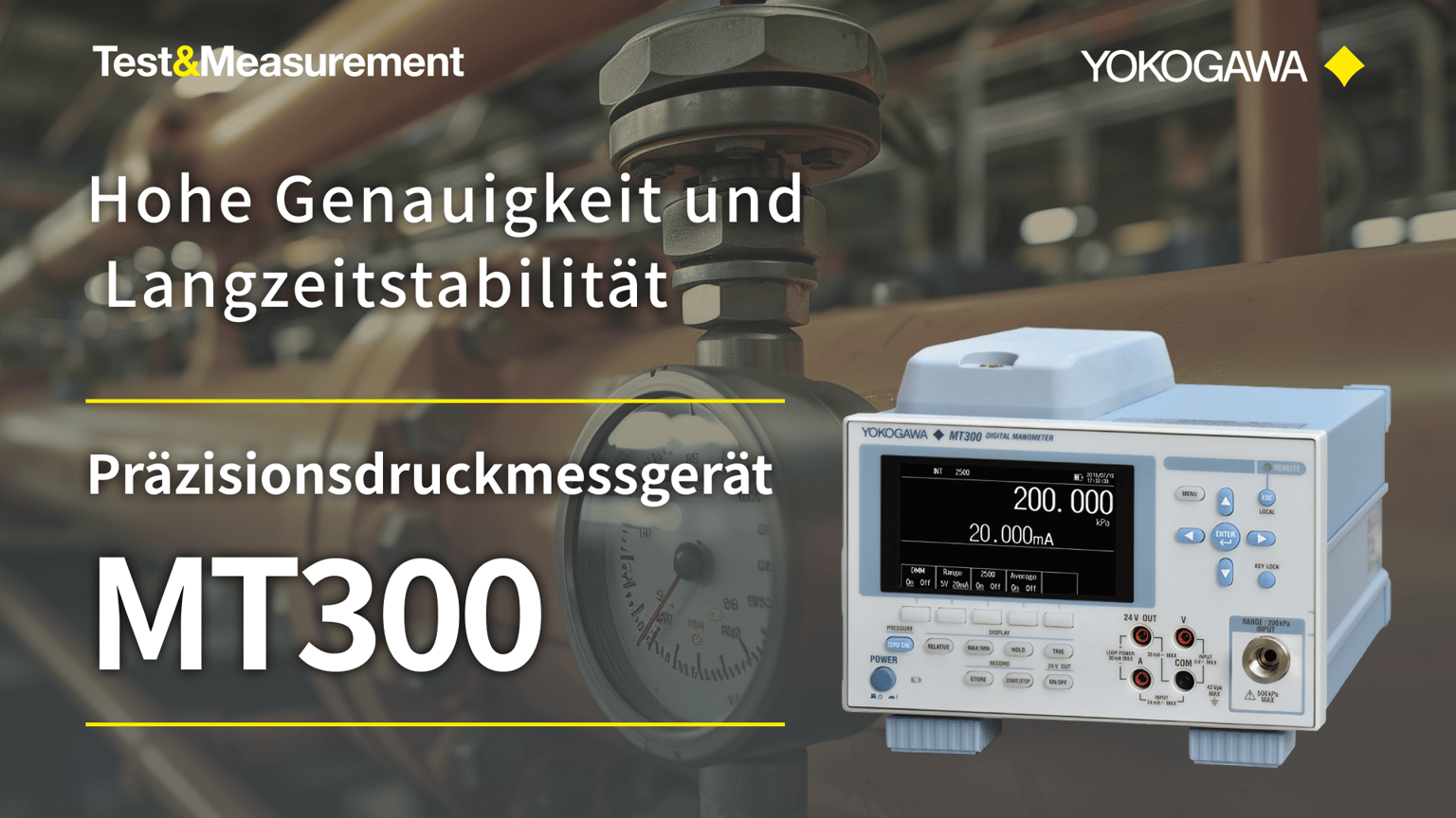 MT300 Präzisionsdruckmessgerät
