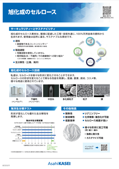 「旭化成の再生セルロース」資料