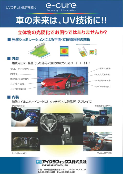 【リーフレット】プラスチックコーティング用UV硬化システム