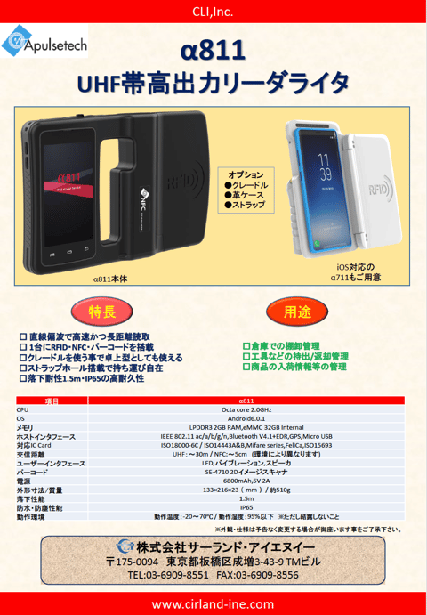 RFID関連製品資料