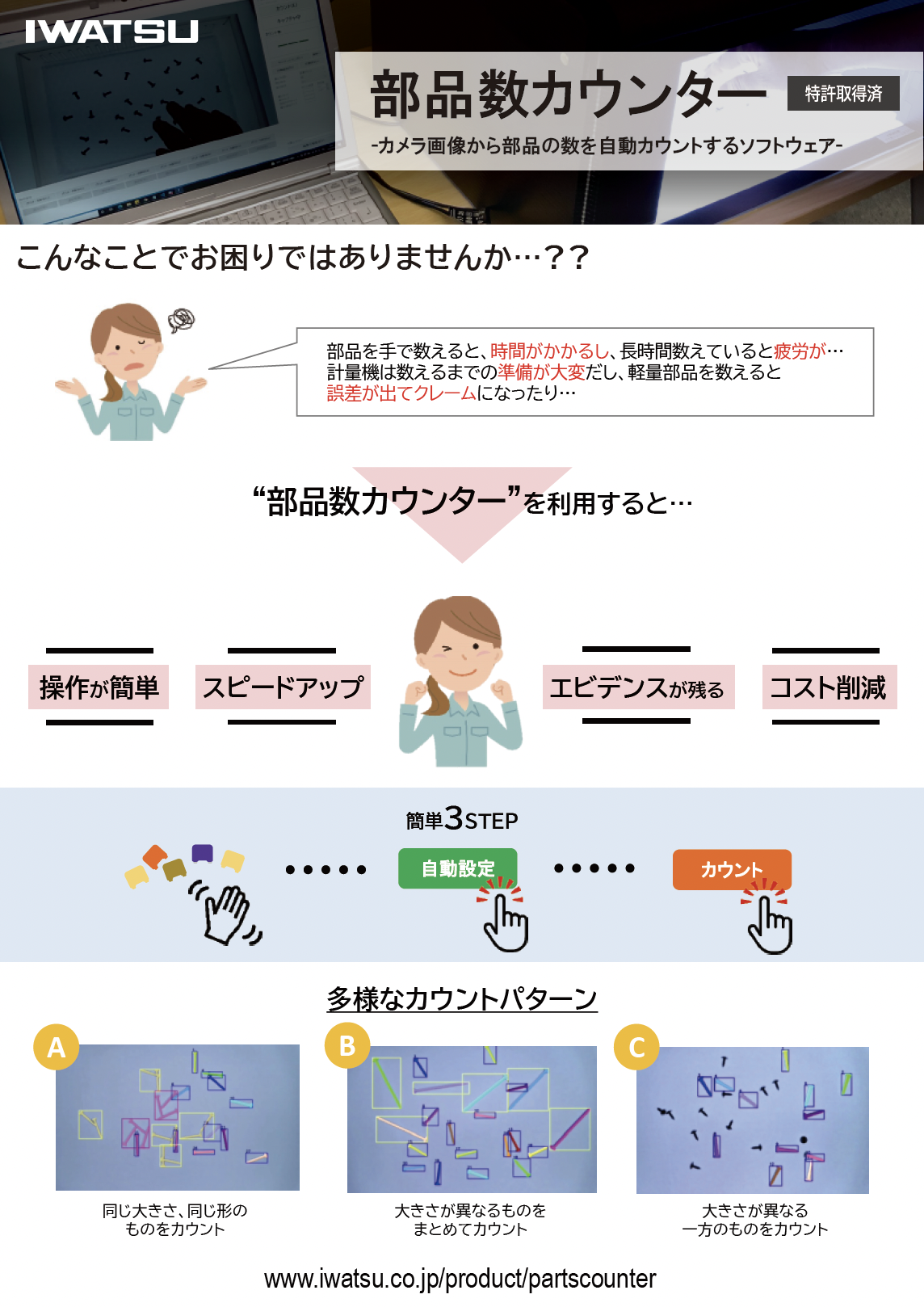 部品数カウンター