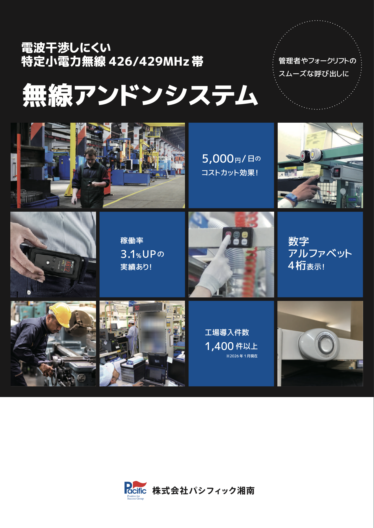 無線アンドンシステム カタログ資料